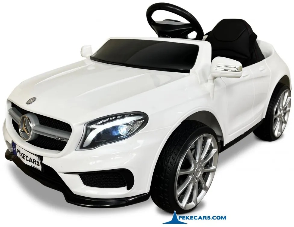 Carro eletrico crianças Mercedes GLA45 12V 2.4G Branco