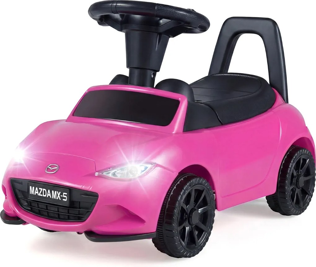 Carro de empurrar para crianças – Brinquedo deslizante com design de apoio no chão e espaço de arrumação – Carro para sentar e deslizar para trás – Ro