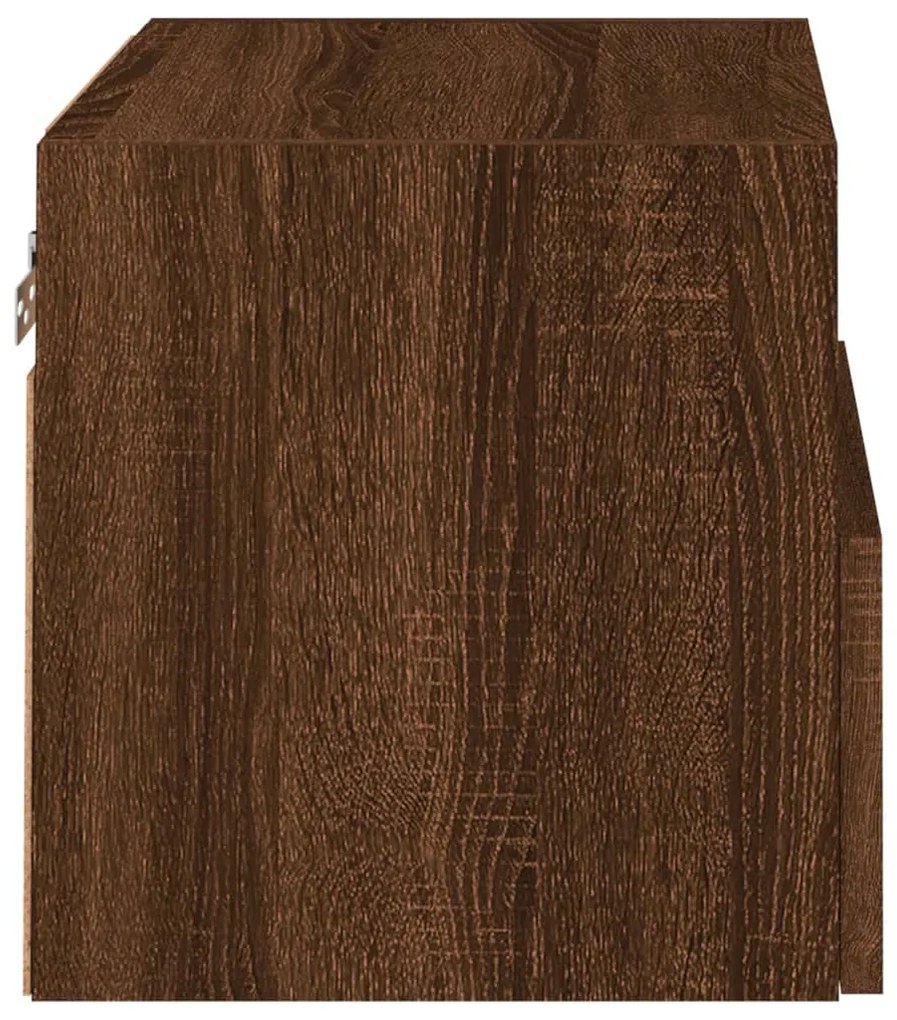 Móveis parede TV 2pcs 40x30x30 deriv. madeira carvalho castanho