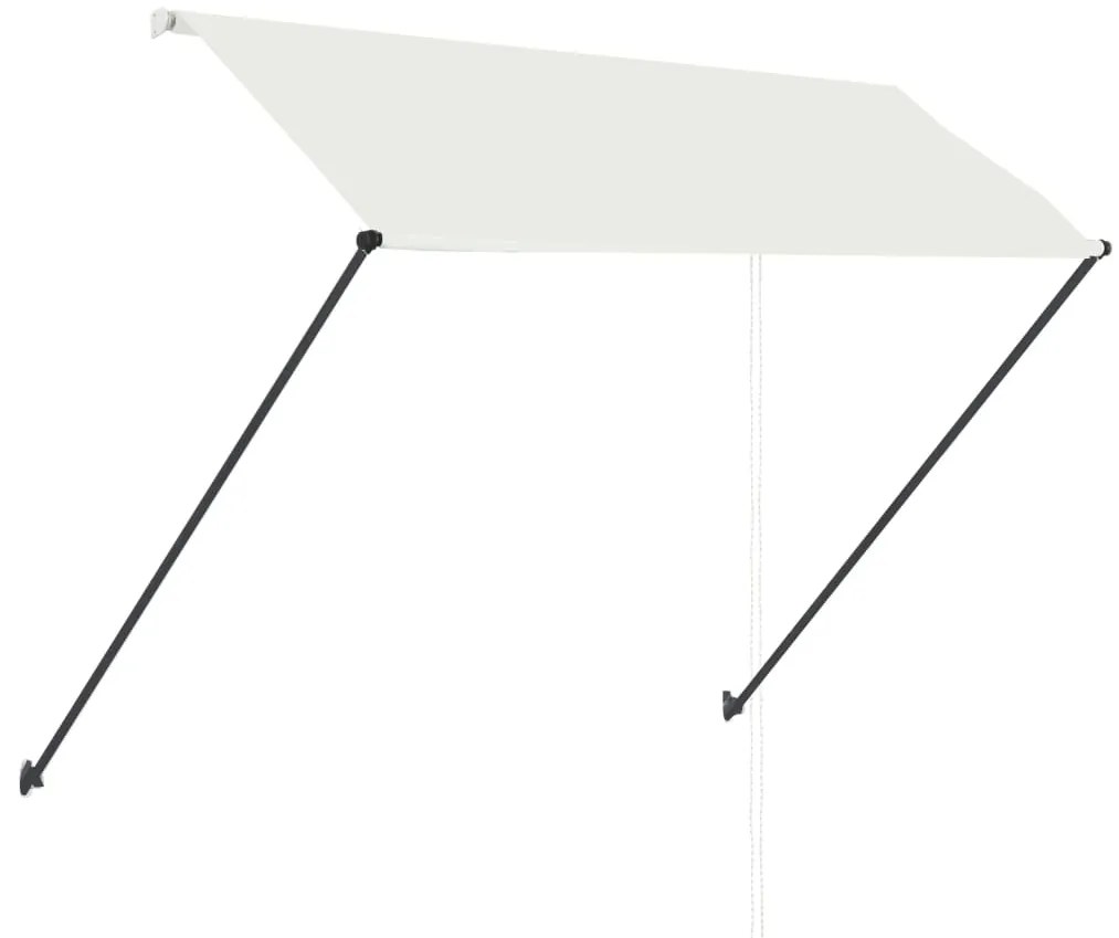 Toldo retrátil com LED 250x150 cm creme