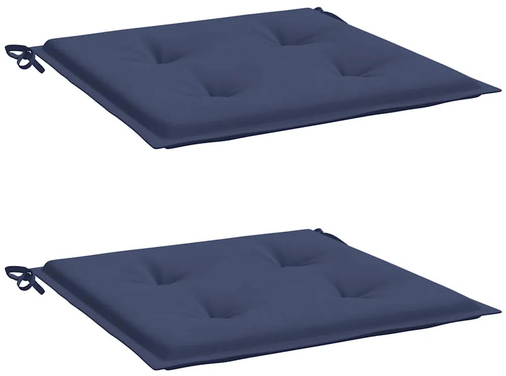Almofadões p/ sofá de paletes 2 pcs tecido oxford azul-marinho