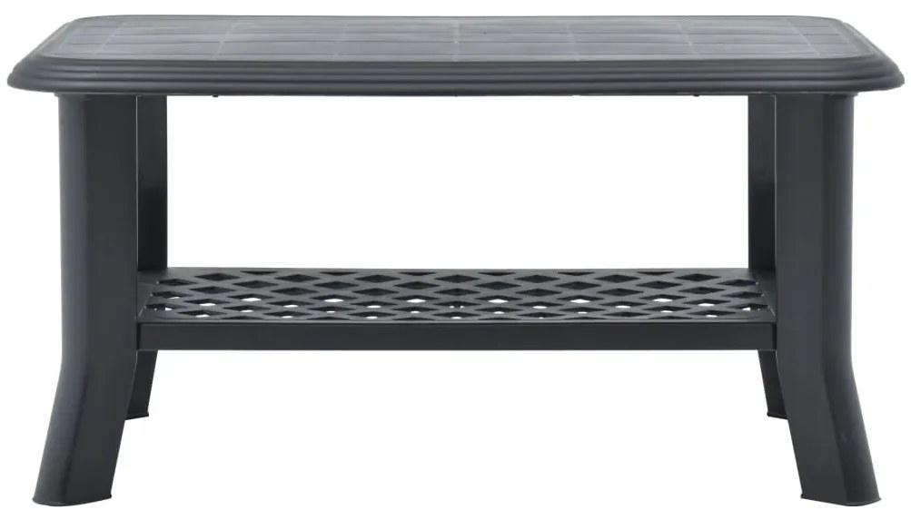 Mesa de centro 90x60x46 cm plástico antracite