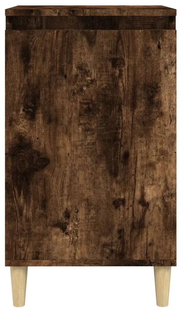 Mesa cabeceira 40x35x70 cm derivados madeira carvalho fumado