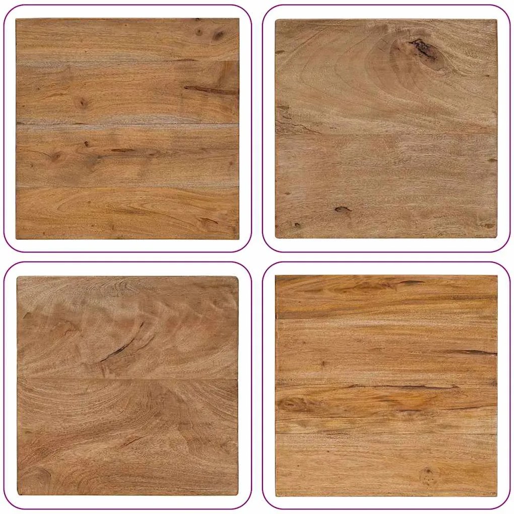 Mesa de centro de troncos 40x40x40 cm mistura madeira reciclada