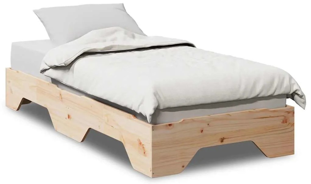 vidaXL Cama sem colchão empilháveis 80x200 cm madeira maciça