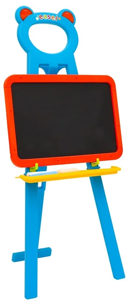 Cavalete infantil com quadro negro e quadro Branco