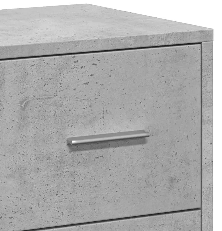 Aparadores 2 pcs 60x31x84 cm derivados madeira cinzento cimento