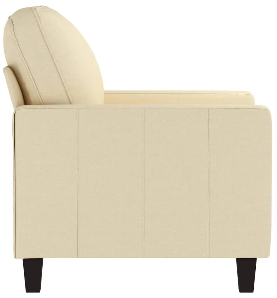 Poltrona 60 cm tecido cor creme