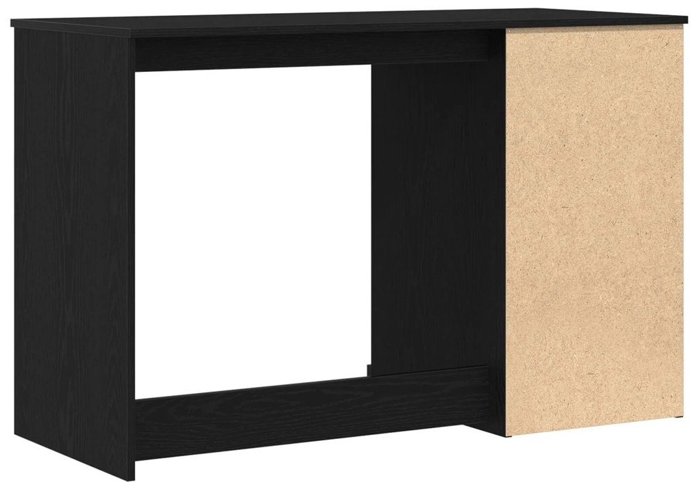 Escrivaninha com Armazenamento Carvalho Negro 50x115x75 cm Madeira eng