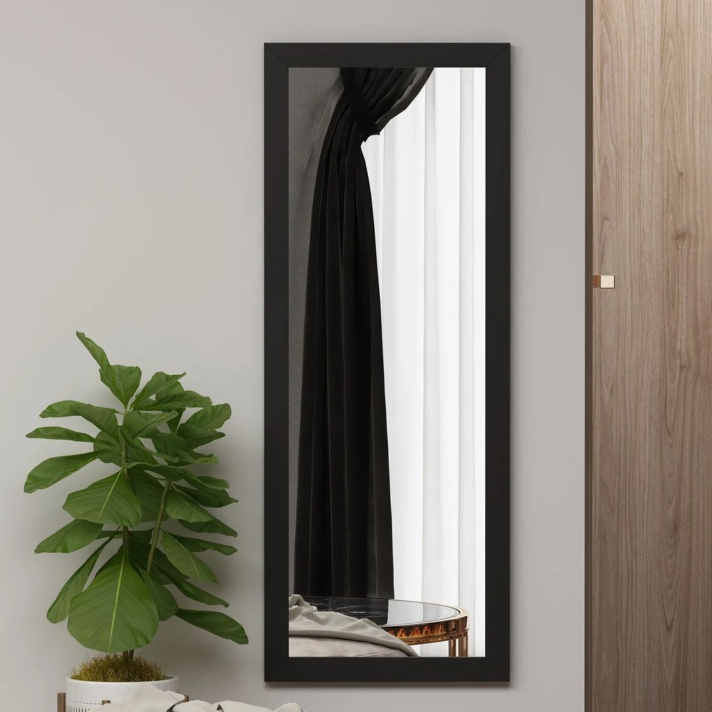 Espelho Omilo – Preto – 40 cm x 105 cm x 2 cm