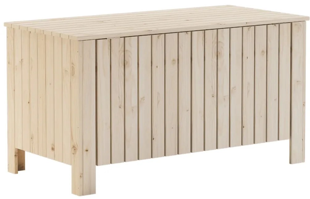 Caixa de arrumação com tampa RANA 100x49x54 cm pinho maciço