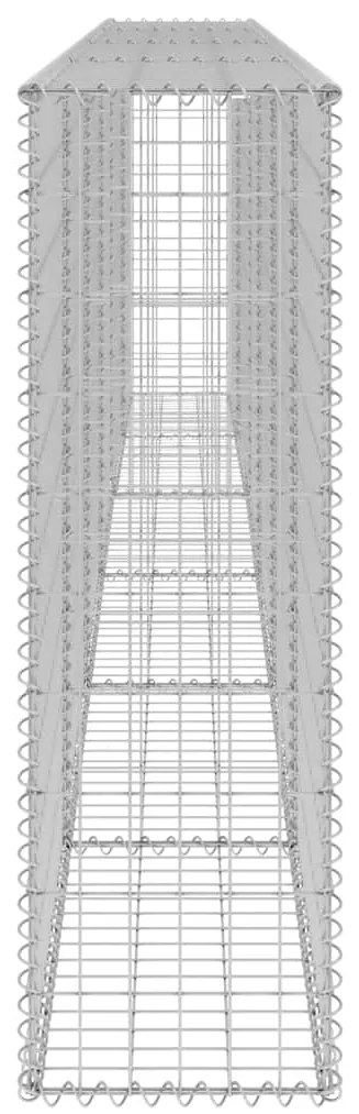 Muro gabião com tampas aço galvanizado 300x30x100 cm