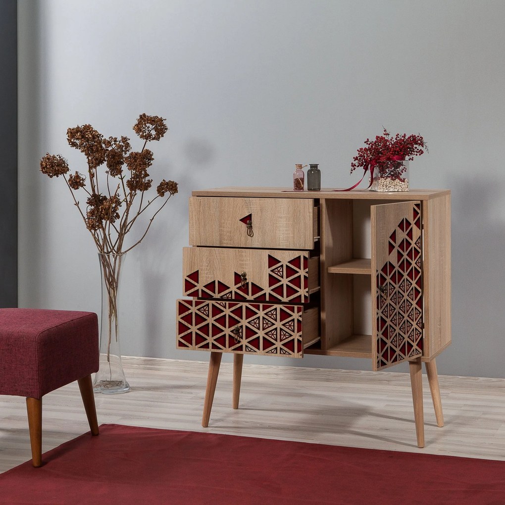 Cómoda Verybox – Carvalho Sonoma – 90x90x40 cm