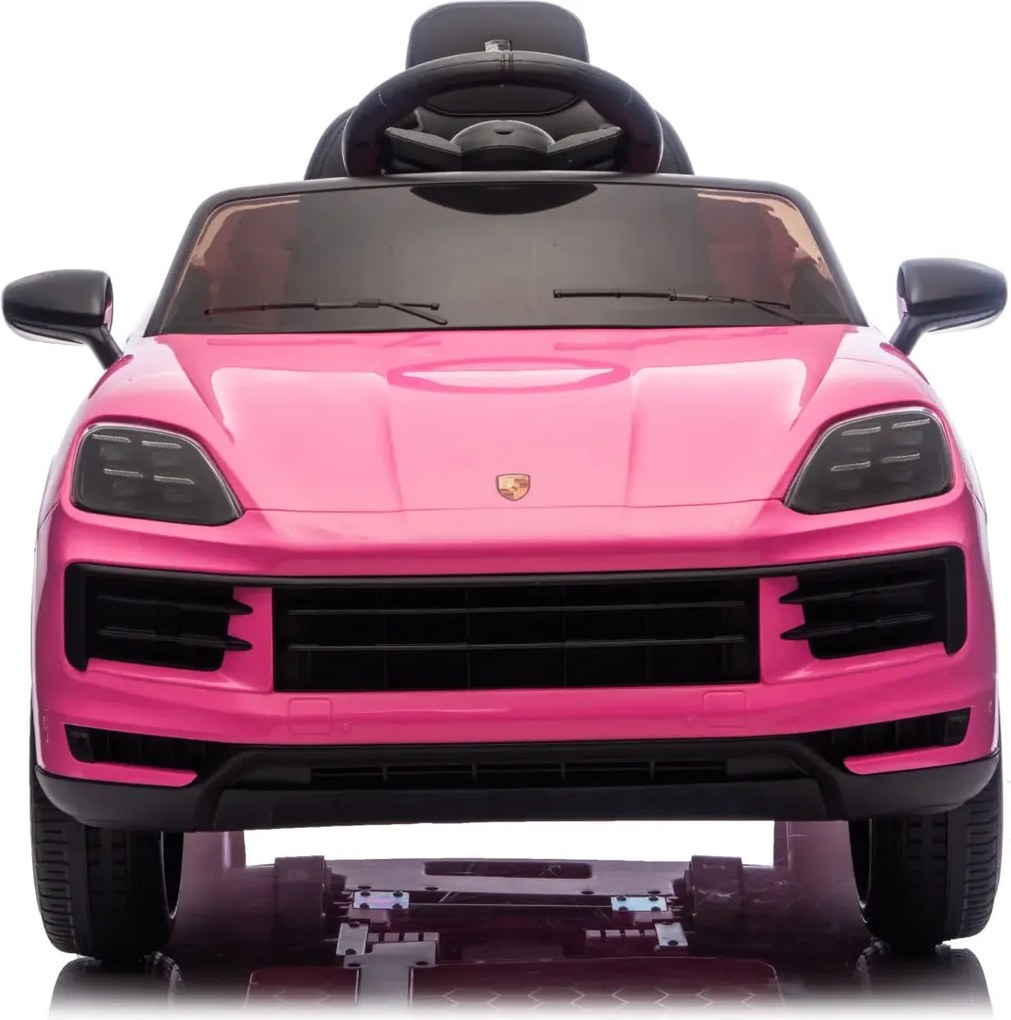 Carro Infantil bateria 12V Porsche Cayenne, pneus EVA Rosa
