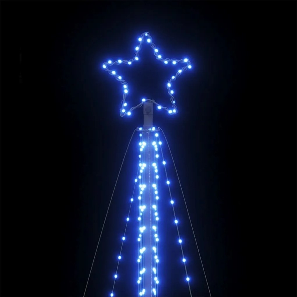 LED Árvore de Natal 789 LEDs Azul 476 cm