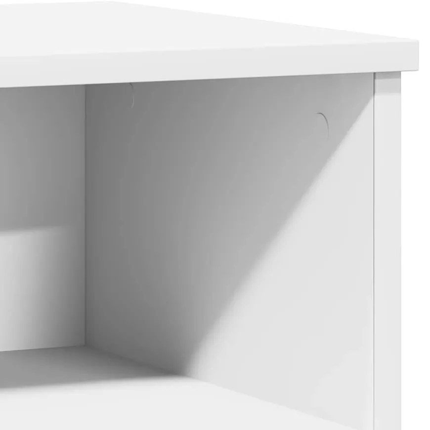Mesa de cabeceira 40x35x50 cm derivados de madeira branco