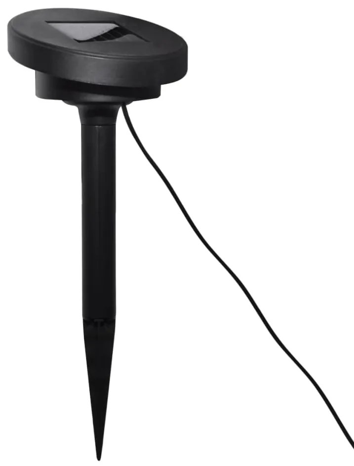 Candeeiros de jardim 6 pcs LED com estacas e painéis solares