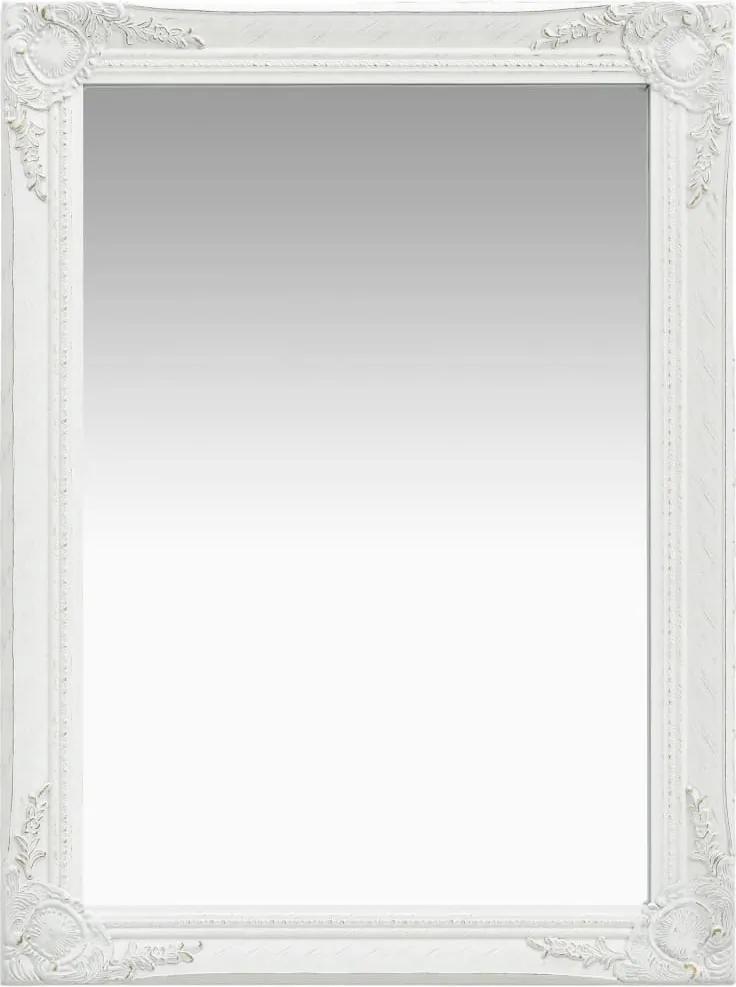 Espelho de parede estilo barroco 60x80 cm branco