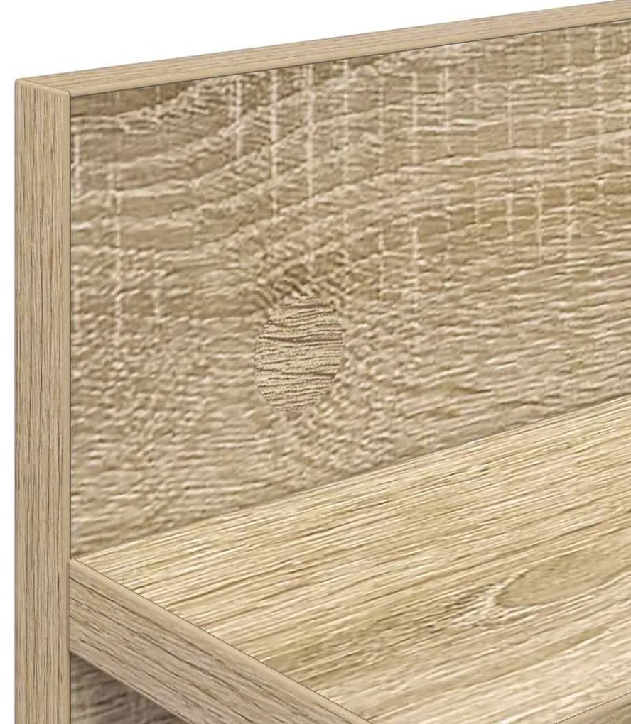 Cabideiro de Parede Carvalho sonoma 60 x 10.5 x 18 cm