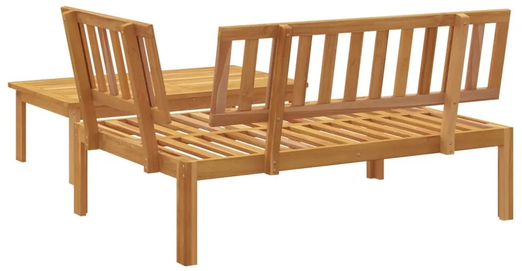 Conj. sofás de paletes 2 pcs p/ jardim madeira de acácia maciça