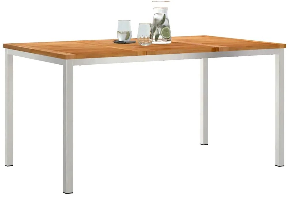 Mesa de Jantar 150x90x75 cm Madeira Sólida de Teca