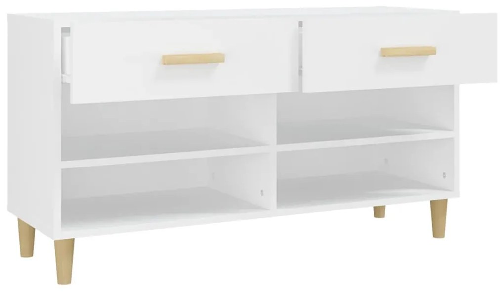 Sapateira 102x35x55 cm derivados de madeira branco