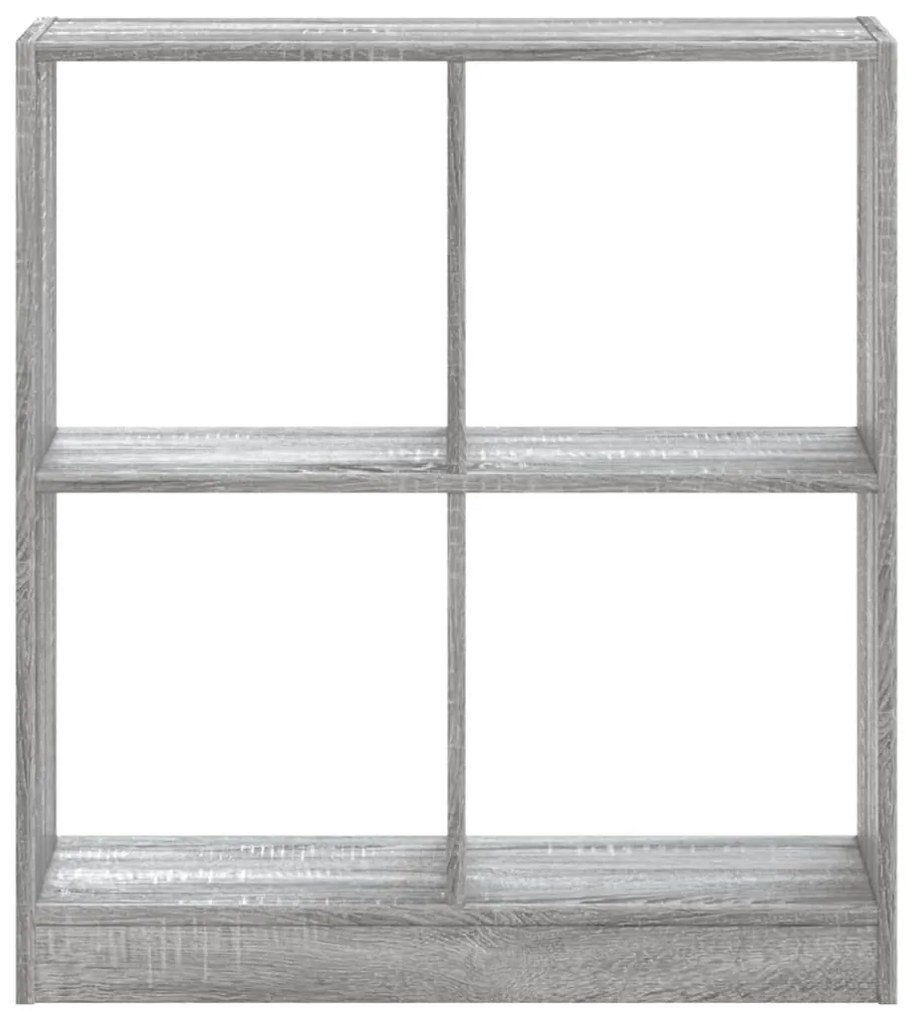 Estante 68,5x32x75 cm derivados de madeira cinzento sonoma