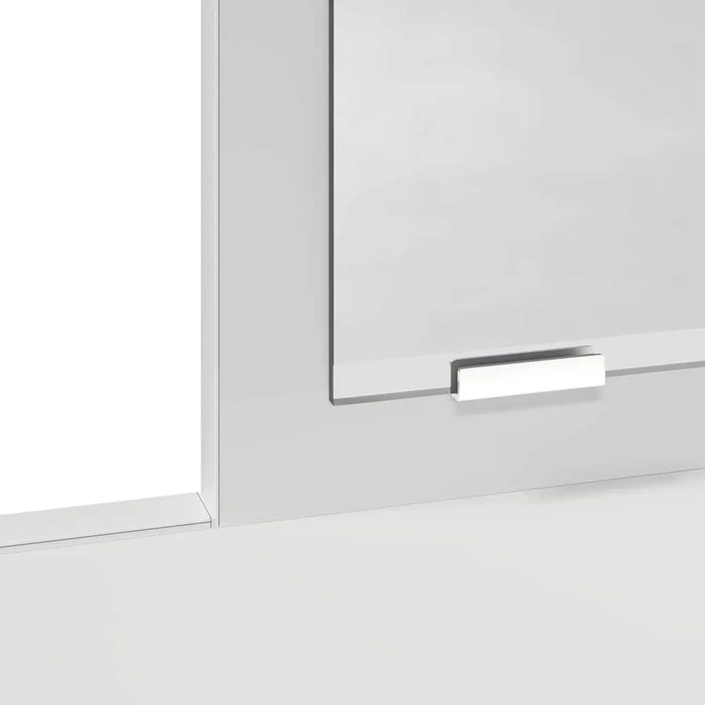 Touceador vidaXL com Gavetas Branco 79x41x140 cm