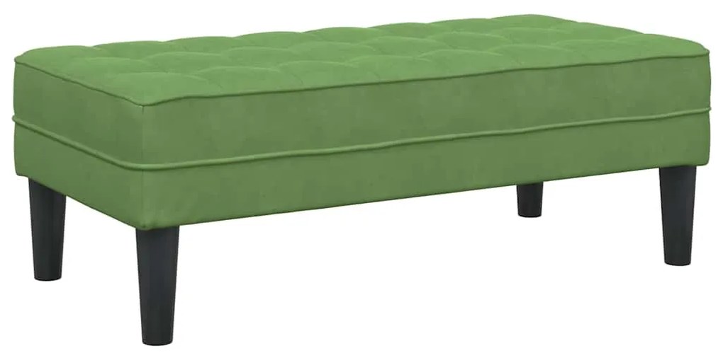Banco Verde Claro 113x57x39 cm Veludo