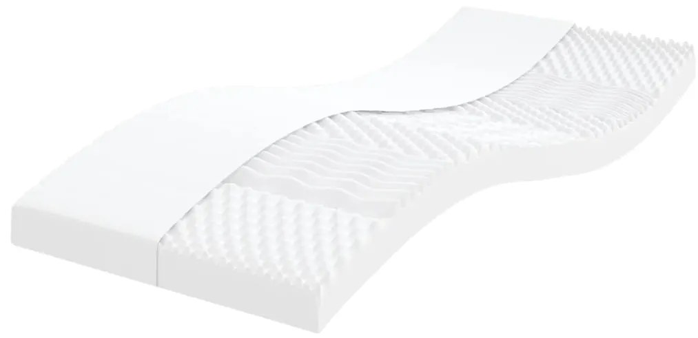 Sofá-cama c/ gavetão e colchões 100x200cm tecido cinzento-claro