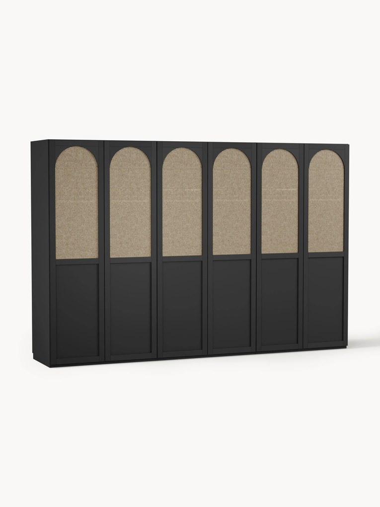 Roupeiro modular com portas articuladas Jeanne, L 300 cm, vários tamanhos