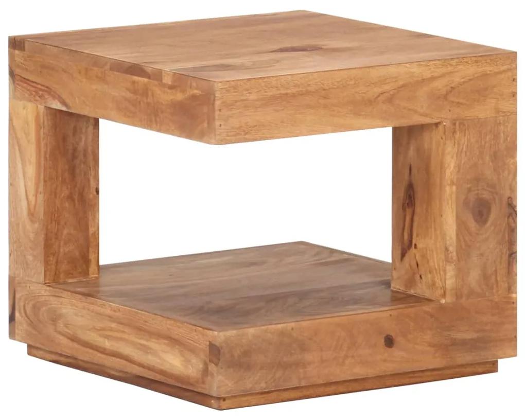 Mesa de centro 45x45x40 cm madeira de sheesham maciça