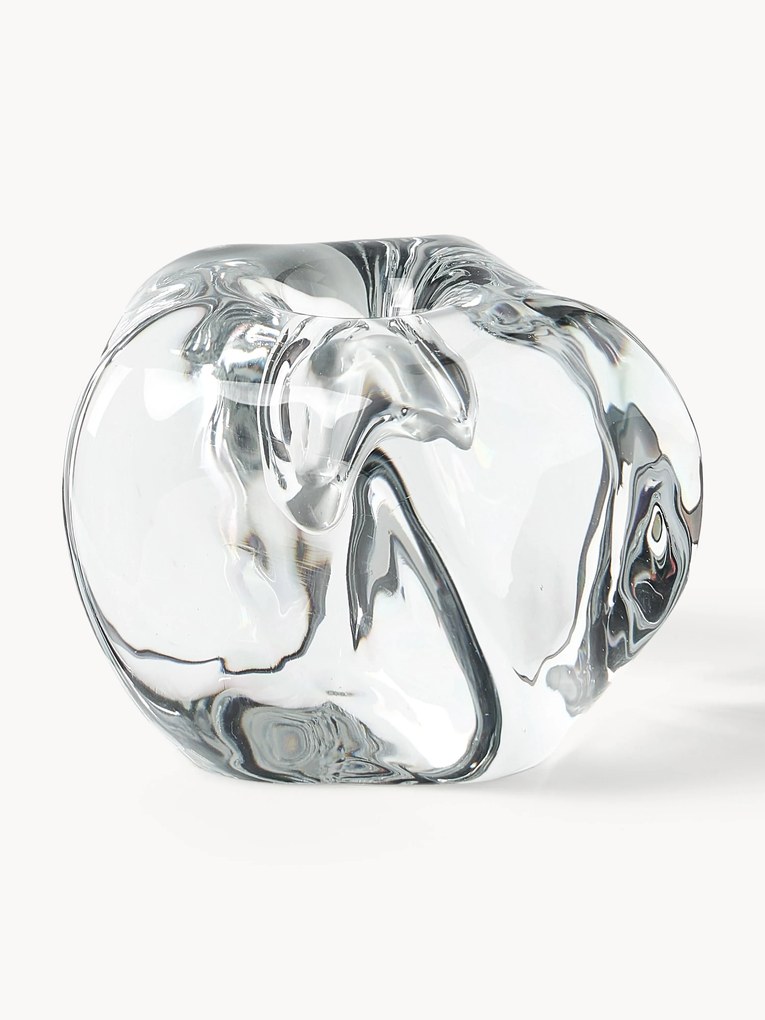 Castiçal em vidro artesanal Solon