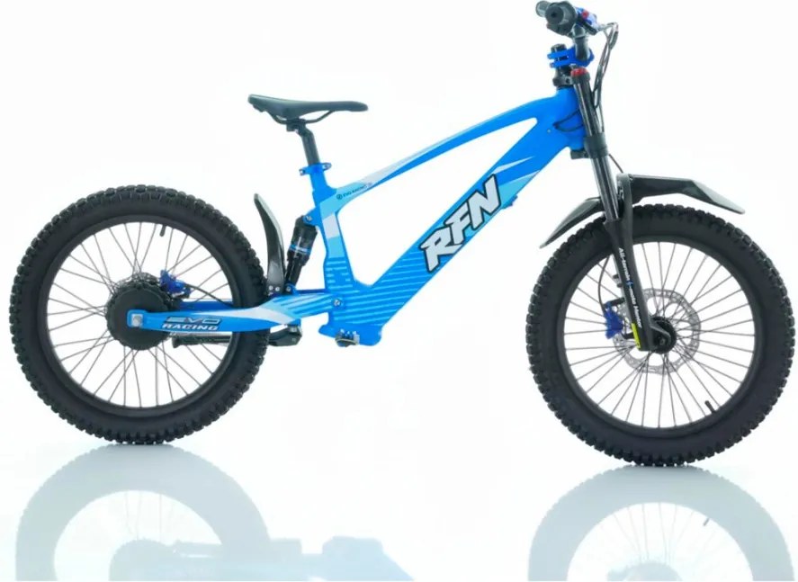 Bicicleta elétrica infantil sem pedais 750W 20" 36V 7.5Ah RXF EVO-RACING Azul