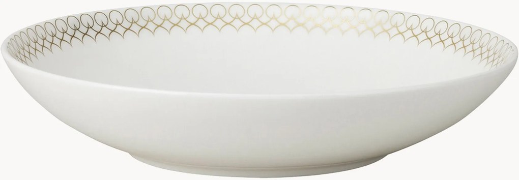 Pratos de sopa em porcelana fina Jade, conjunto de 6