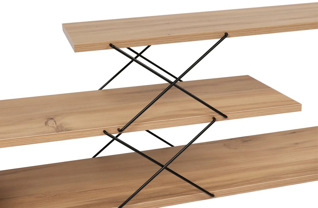 Móvel TV Zigzag – Carvalho – 120 cm x 40 cm x 30 cm