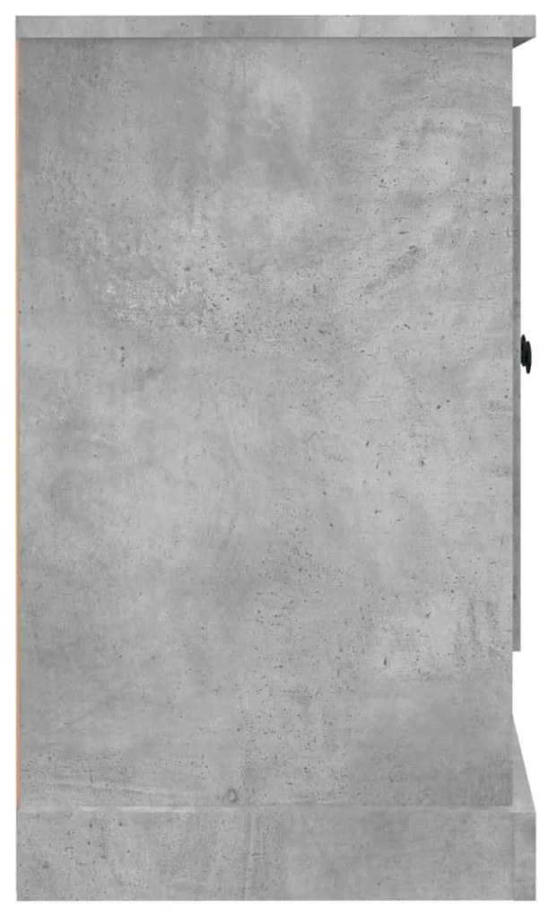 Aparador 100x35,5x60 cm derivados de madeira cinzento cimento