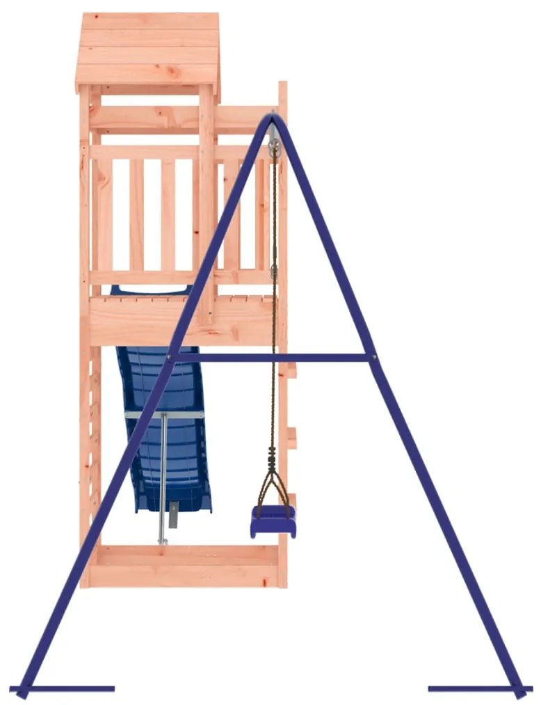Conjunto de brincar para exterior madeira de douglas maciça