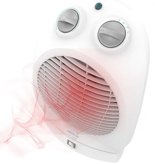 Aquecedor elétrico de banho, baixo consumo Ready Warm 9890 Force Rotate. 2400W, Oscilação, 2 Níveis, 3 Modos de funcionamento, Silencioso; Sistema de