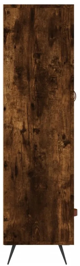 Armário alto derivados de madeira 69,5x31x115cm carvalho fumado