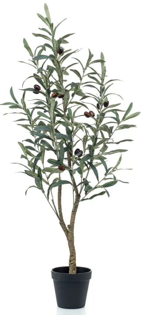 Oliveira artificial com vaso plástico 90 cm