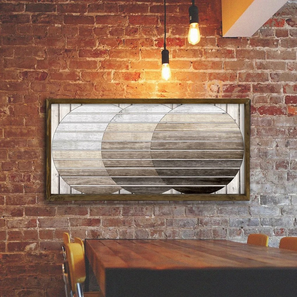 Quadro Decorativo em MDF TAH036 – Multicolor – 120 x 60 cm