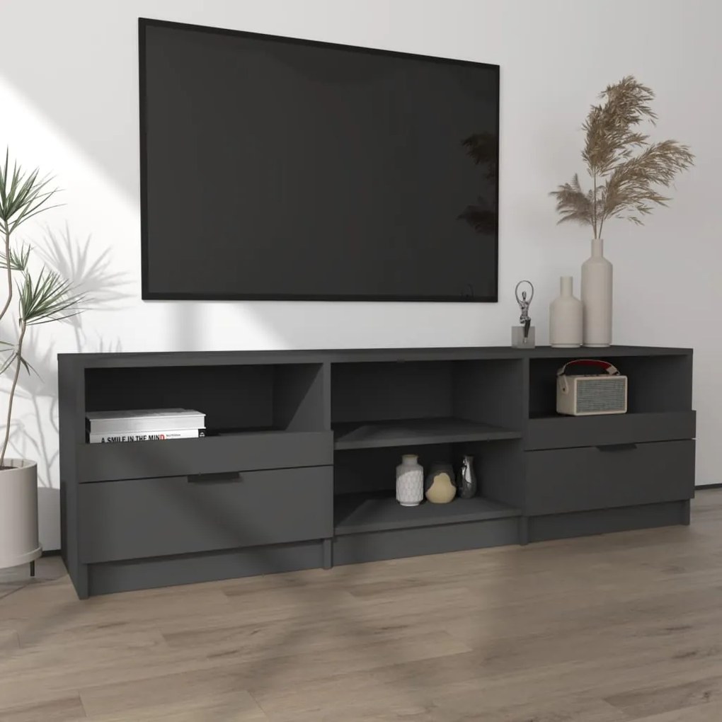 Móvel para TV 150x33,5x45 cm derivados de madeira preto