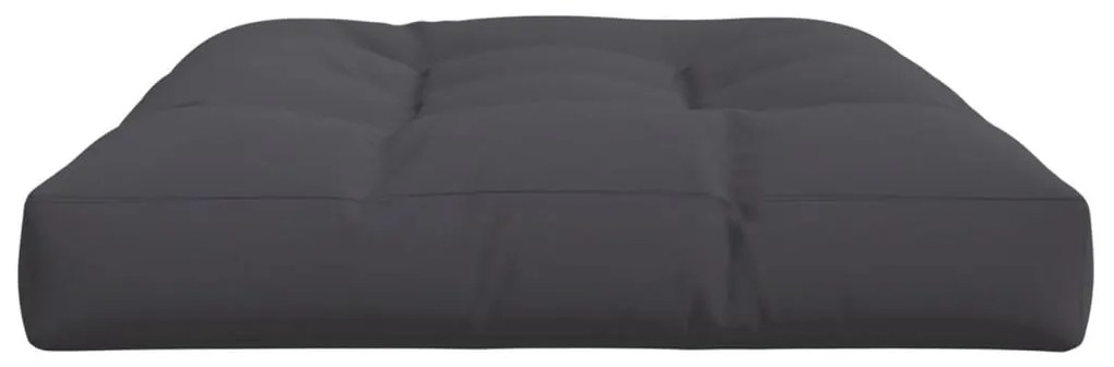 Almofadão para móveis de paletes 120x80x12 cm tecido antracite