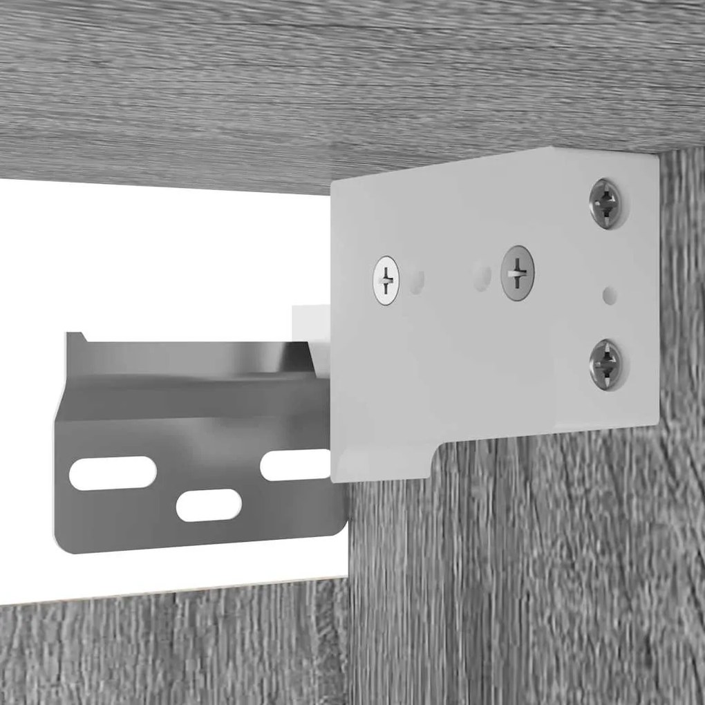 Móveis de TV de parede 4 pcs 30,5x30x30 cm cinzento sonoma