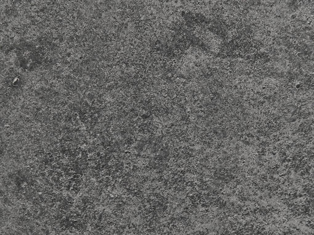 Mesa de centro ⌀ 50 cm cinzento e preto MELODY MEDIUM Beliani