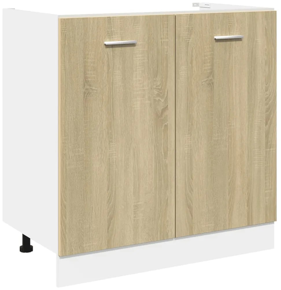 Conjunto móveis de cozinha “Lyon” 8 pcs carvalho sonoma