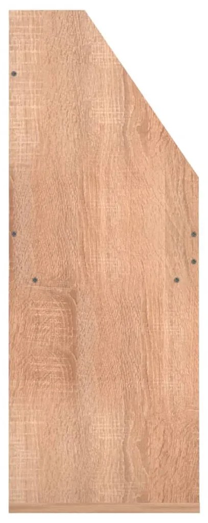 Suporte revistas infantil 71x30x78,5 cm aglom. carvalho sonoma
