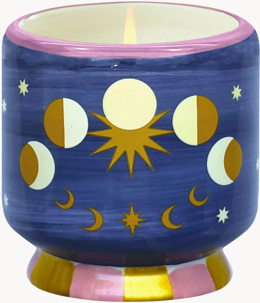 Vela perfumada Moon Phases (jasmim e rosa)