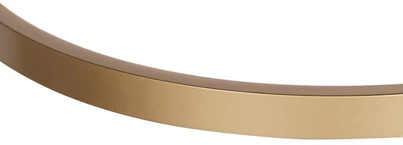 Candeeiro de suspensão moderno em anel dourado 40 cm com LED - Anella Moderno